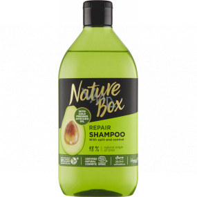 Nature Box Avocado Regenerierendes Haarshampoo mit 100% kaltgepresstem Avocadoöl, geeignet für Veganer 385 ml
