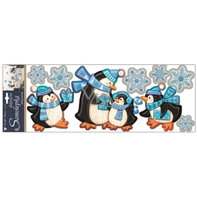 Kunststoff-Pinguin-Aufkleber 57 x 20 cm