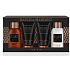 Baylis & Harding Men Flüssigseife aus schwarzem Pfeffer und Ginseng für Körper und Haar 100 ml + Reinigungsgel für Gesicht 50 ml + Aftershave-Balsam 100 ml + Duschgel 50 ml Kosmetikset für Männer
