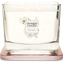 Yankee Candle Sheer Linen - Reines Leinen Soja Duftkerze Elevation Medium Glas 3 Dochte 347 g