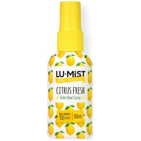 Lu-Mist Citrus Fresh Spray für Toilettenschüsselerfrischer, Sprayer 100 verwenden 60 ml