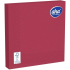 Aha Papierservietten 3-lagig 33 x 33 cm 20 Stück einfarbig gesättigtes Burgund
