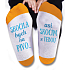 Nekupto Familiengeschenke mit Humor Socken Ich würde für ein Bier springen, Größe 43-46