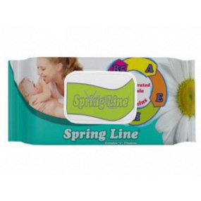 Doctor Wipes Spring Line Komplex aus 5 Vitamin-Feuchttüchern für Kinder 72 Stück