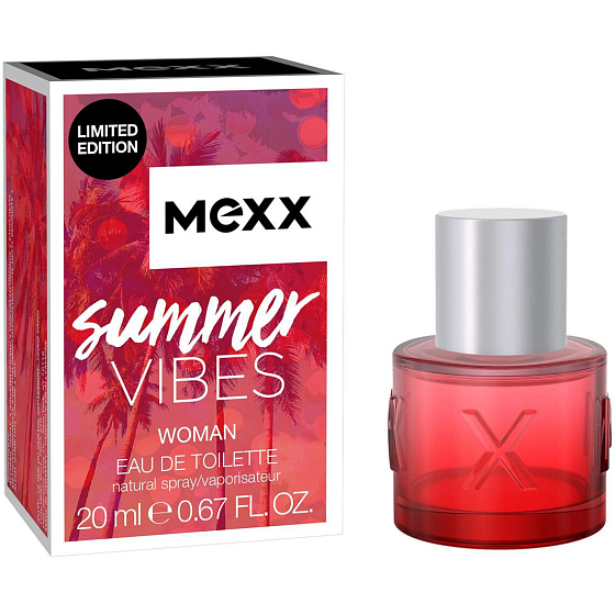 Mexx Summer Vibes Frau Eau de Toilette für Frauen 20 ml