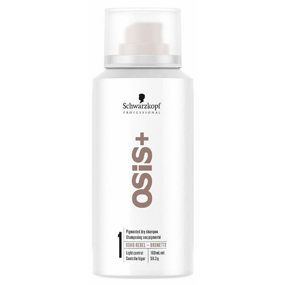 Schwarzkopf Professional Osis + Boho Rebel Brunette erfrischendes Trockenshampoo für braunes Haar 100 ml mini