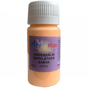 Art e Miss Luminous Universal-Acrylfarbe 72 Neon Light Orange 40 g