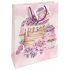 Nekupto Papier Geschenktüte 32,5 x 26 x 13 cm Kuchen mit Blaubeeren