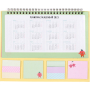 Albi Kalender 2023 Planung Schreibtisch wöchentlich Familie 25,5 x 21 x 1 cm