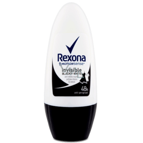 Rexona Invisible Black & White Antitranspirant Deodorant Roll-on für Frauen 50 ml