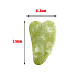 Serpentine Gua Sha reduziert Falten, Schwellungen, verbessert die Hautelastizität 4,3 x 7,1 cm, Heilstein