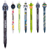 Colorino Star Wars Mandalorian Stift schwarz, blaue Mine 0,5 mm