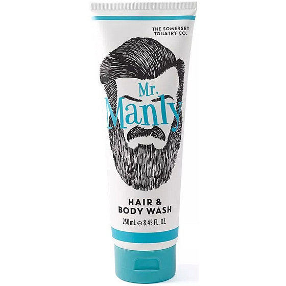 Somerset Toiletry Pan Maskuline Körper- und Haarwäsche für Männer 250 ml