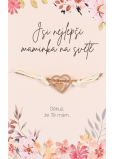 Albi Geschenkarmband Mutter und Tochter, Herzsymbol der Liebe 1 Stück