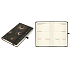 Albi Pocket Diary 2025 mit Gummiband - Schwarz und Gold Astro 9,3 x 15 x 1,3 cm