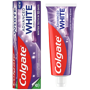 Colgate Advanced White Purple Zahnpasta 75 ml