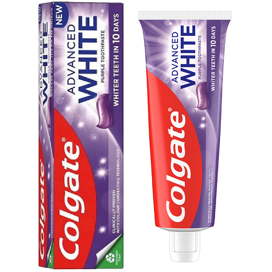 Colgate Advanced White Purple Zahnpasta 75 ml