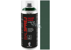 Balsprej vrchní univerzální akrylový sprej RAL 6005 Zelená mechová 400 ml