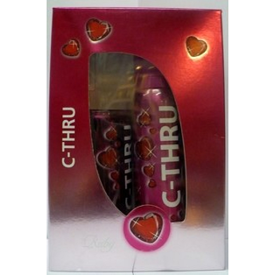C-Thru Ruby Eau de Toilette für Frauen 30 ml + Deodorant Spray 150 ml, Geschenkset