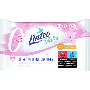 Linteo Baby Feuchttücher mit Ringelblume, 24 Stück