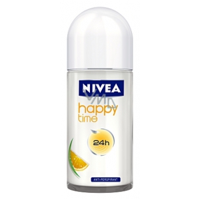 Nivea Happy Time Ball Antitranspirant Deodorant Roll-On für Frauen 50 ml