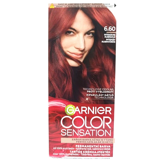 Garnier Color Sensation Haarfarbe 6.60 Intensives Rubinrot