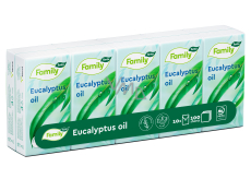 Diese frischen Eukalyptus-Hygienetaschentücher 3-lagig 10 Stück