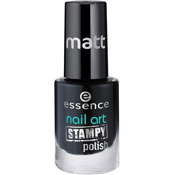 Essence Nail Art Stampy Polnischer Stempellack 02 Schwarz 5 ml