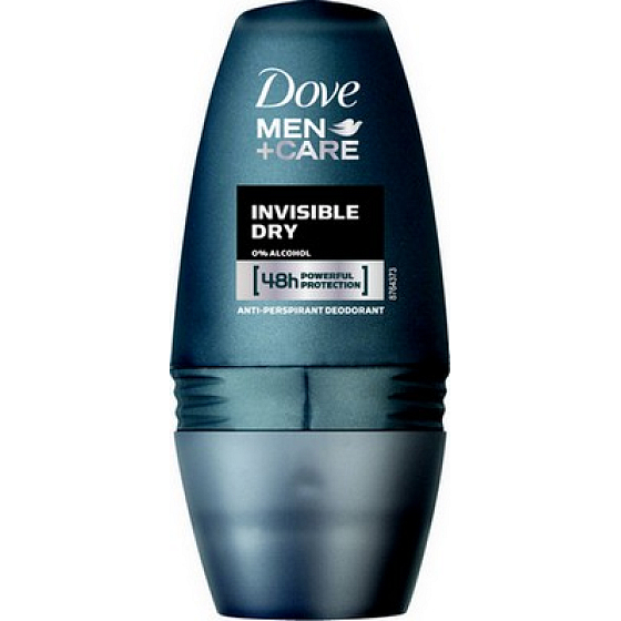 Dove Men + Care Invisible Dry 48h Ball Antitranspirant Deodorant Roll-On für Männer 50 ml