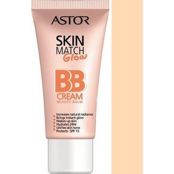 Astor SkinMatch Glow LSF15 BB Creme 200 Nude 30ml