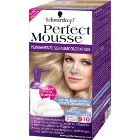 Perfect Mousse Permanent Color Haarfarbe 910 Platinblond