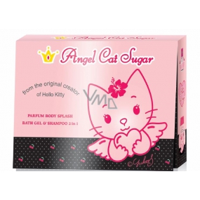 La Rive Angel Hello Kitty Katze Zuckermelone parfümiertes Wasser für Mädchen 20 ml + 2in1 Duschgel und Shampoo 250 ml Mädchenkassette
