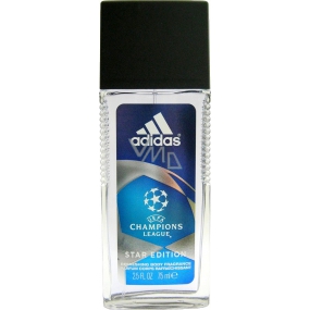 Adidas UEFA Champions League Star Edition parfümiertes Deodorantglas für Männer 75 ml