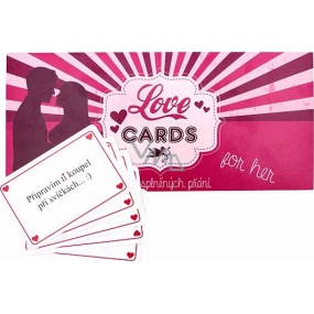 Bohemia Gifts Love Cards erfüllte Wünsche für Damen 20 Kartenstücke