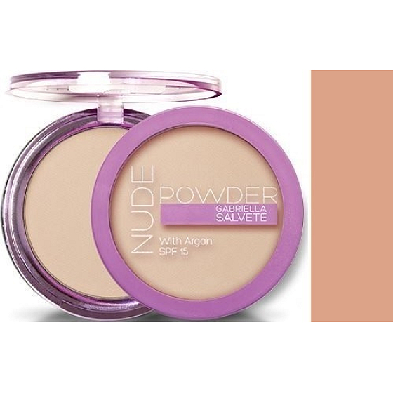 Gabriella Salvete Nude Powder mattierendes Kompaktpuder SPF 15 04 8 g