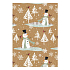 Ditipo Geschenkpapier 70 x 200 cm Weihnachten für zukünftige Schneemänner Typ 1