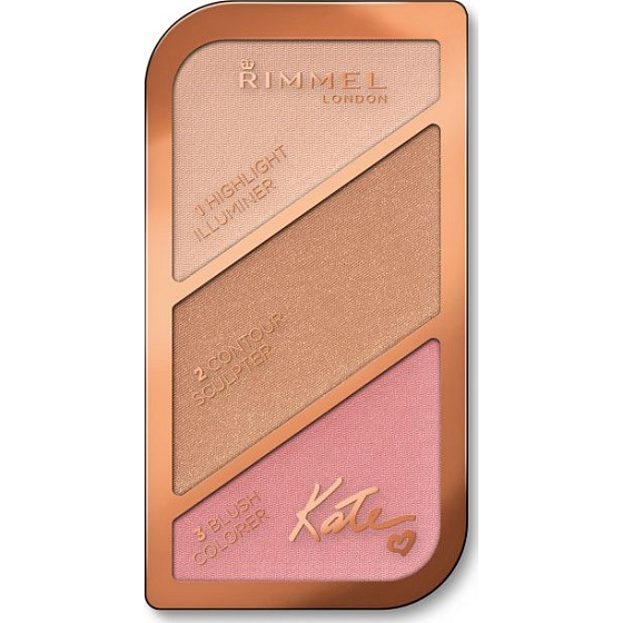 Rimmel London Kate Sculpting Palette Konturpalette 001 Golden Sands 18,5 g