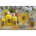 Lima Aroma Dreams Citronella abweisende Duftkerze Glas mit Deckel 120 g