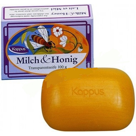 Kappus Milch & Honig - Honig und Milchextrakt beruhigende Babytoilettenseife 100 g
