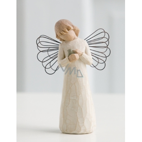 Weidenbaum - Engel der Heilung - Jeder der Trost und Fürsorge bringt Weidenbaum Engel Figur, Höhe 12,5 cm
