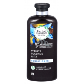 Herbal Essences Hydrate Coconut Milk Conditioner mit Kokosmilch für glänzendes und hydratisiertes Haar ohne Parabene 360 ml