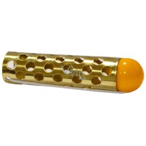 Profiline Metall Lockenwickler mit Goldkugel 18 x 60 mm 1 Stück