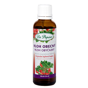 Dr. Popov Weißdorn Original Kräutertropfen für eine gesunde Herzfunktion und leichteres Einschlafen, Nahrungsergänzungsmittel 50 ml