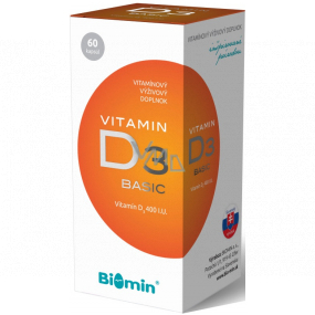 Biomin Vitamin D3 Basic hilft bei der besseren Absorption und Verwendung von Kalzium 400 IE 60 Kapseln
