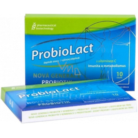 Favea ProbioLact Probiotika mit Vitamin C Nahrungsergänzungsmittel 10 Kapseln