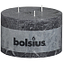 Bolsius Rustic Anthracite Design Kerze 3 Dochte 140 x 90 mm