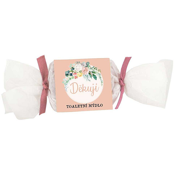 Bohemia Gifts Danke handgefertigte Toilettenseife mit Glycerin Bonbon 30 g