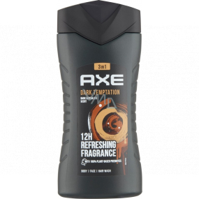 Axe Dark Temptation 3 in 1 Duschgel für Männer 250 ml