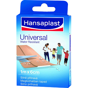 Hansaplast Universal wasserfeste Pflaster, 6 cm × 1 m
