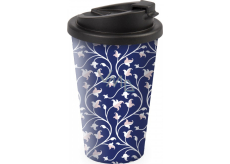 Albi Luxury Thermobecher Blaues Muster 350 ml
